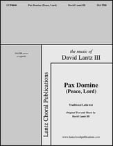 Pax Domine SSATBB choral sheet music cover